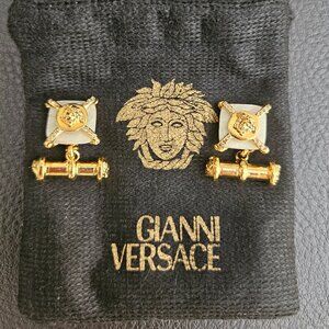 Versace Medusa Studded Golf Cufflinks